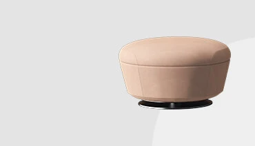 beige puff